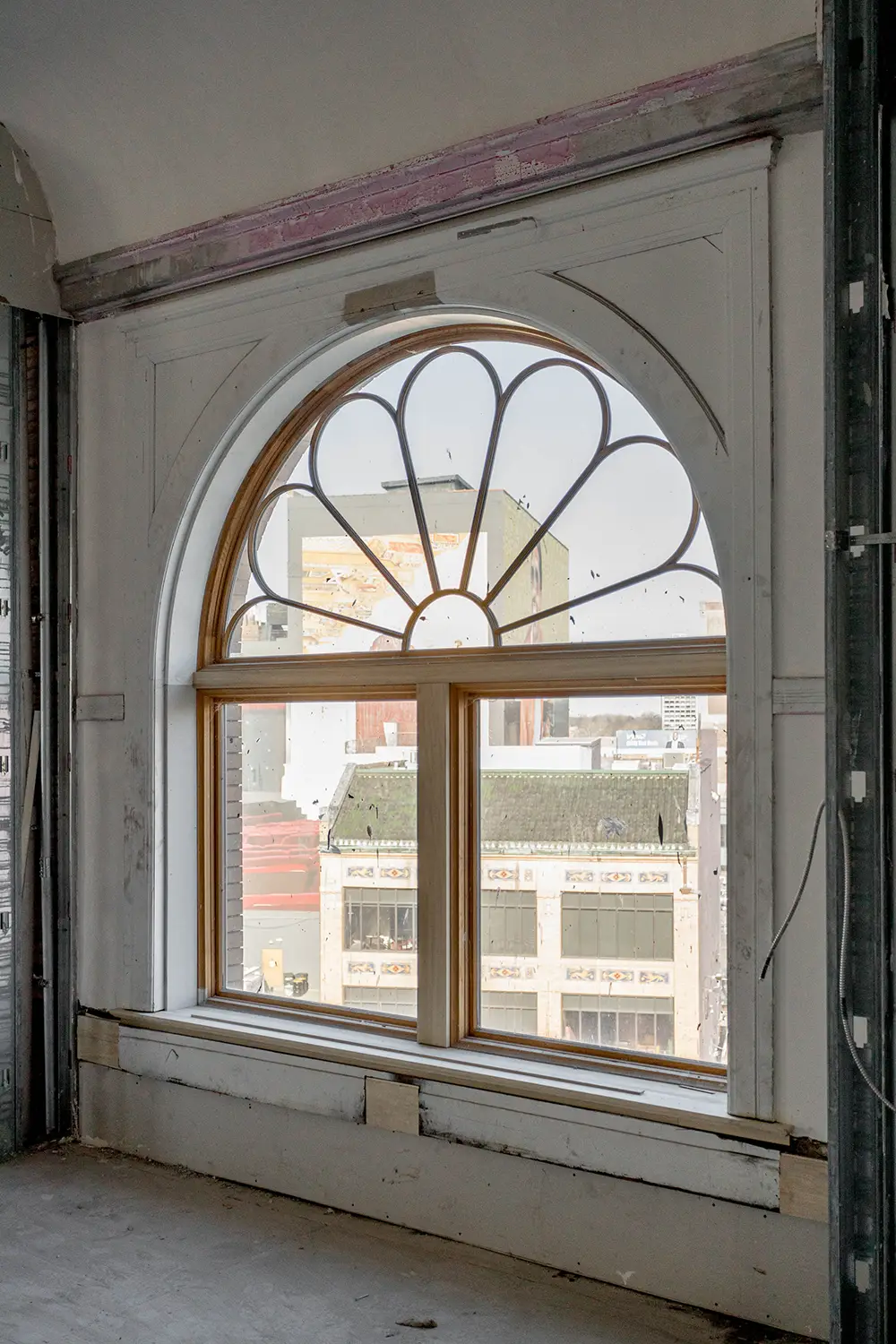 restoration of decorative window