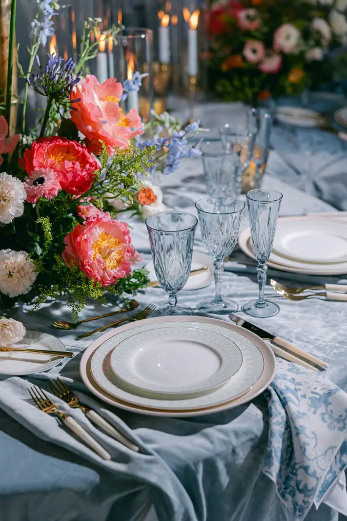 Beautiful wedding table decorations